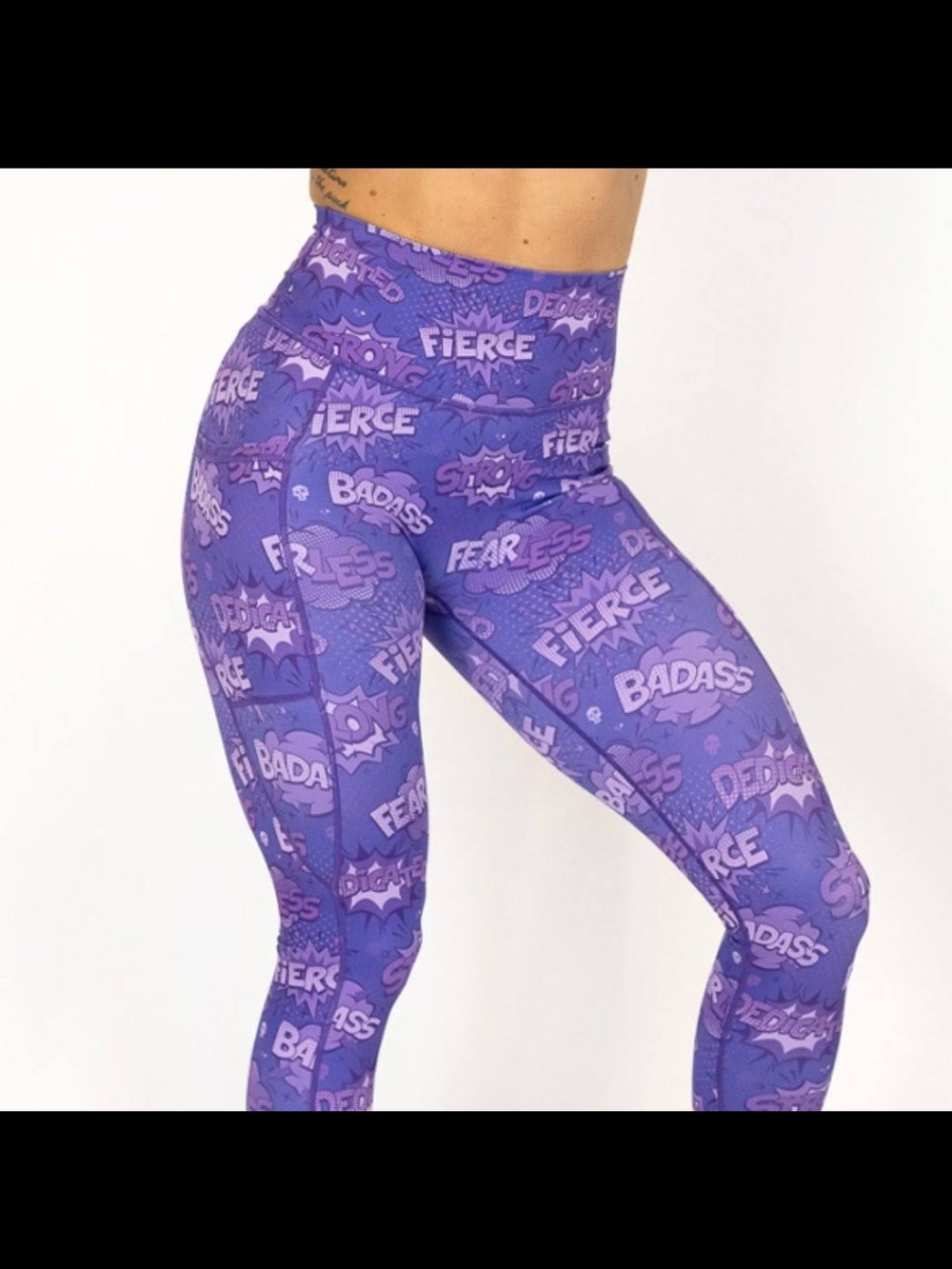 Constantly Varied Gear Purple Graphic Leggings